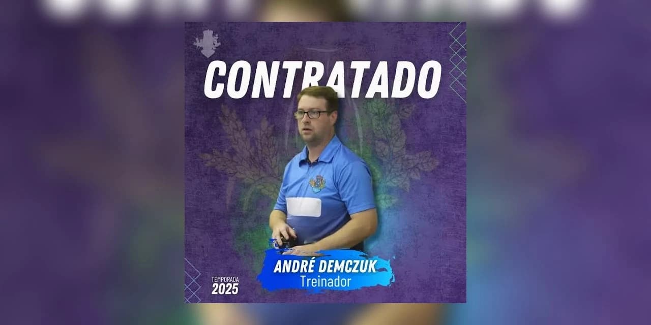 Prude Futsal comunica a saída do treinador André Demczuk 