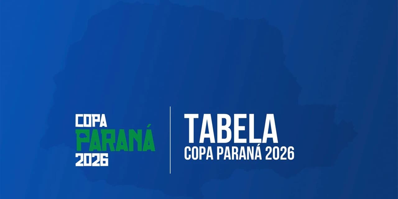 FPF define a nova tabela da Copa Paraná 2026