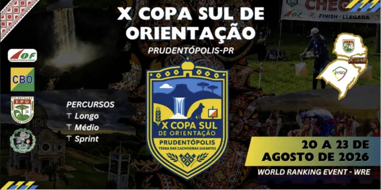 X Copa Sul de orientação une esporte e turismo em Prudentópolis