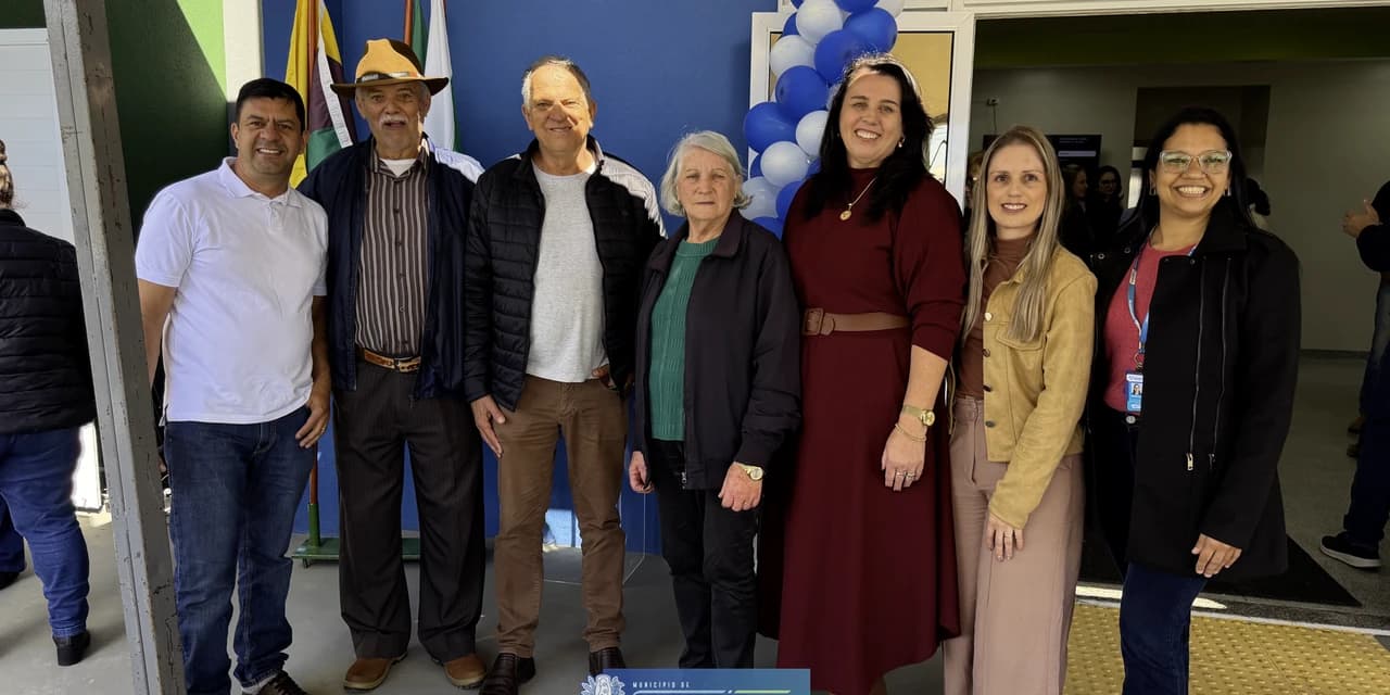 Prudentópolis inaugurou a ESF Laudelina Queiroz dos Santos, em Rio de Areia