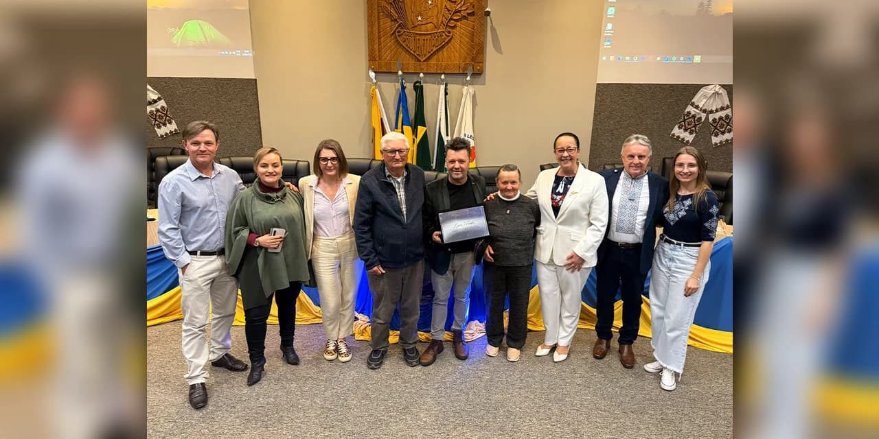 Cineasta prudentopolitano Guto Pasko, é homenageado com o título de Cidadão Benemérito de Prudentópolis