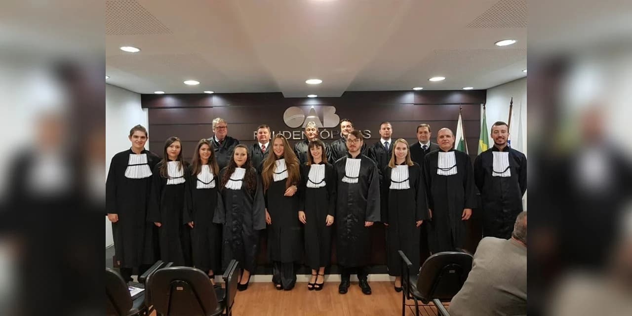 Novos advogados participam em Prudentópolis da cerimônia de juramento