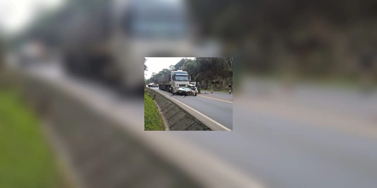 Duas pessoas morrem em acidente na BR-153