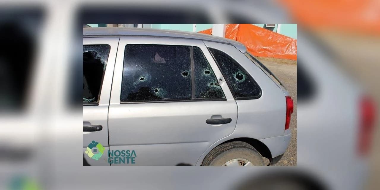 Carro do vigilante morto em Prudentópolis foi atingido por mais de 10 tiros.