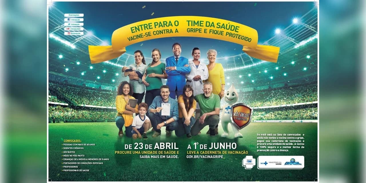 Secretaria de Saúde de Prudentópolis realiza campanha de vacinação contra influenza.