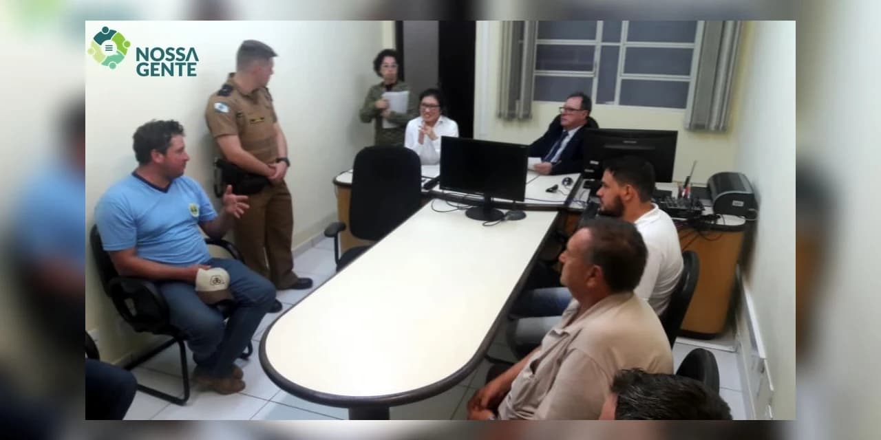 MP realiza reunião em Prudentópolis define critérios de abastecimento.