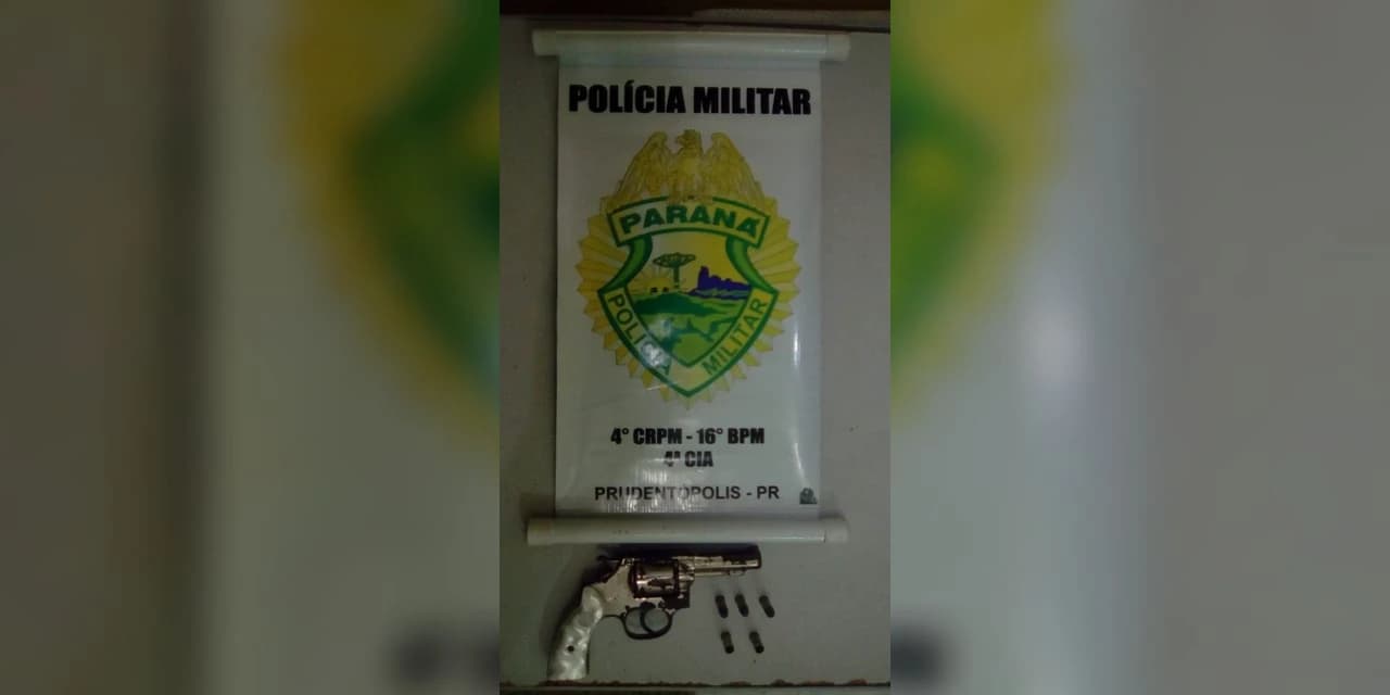 Homem é preso por porte ilegal de arma de fogo em Prudentópolis