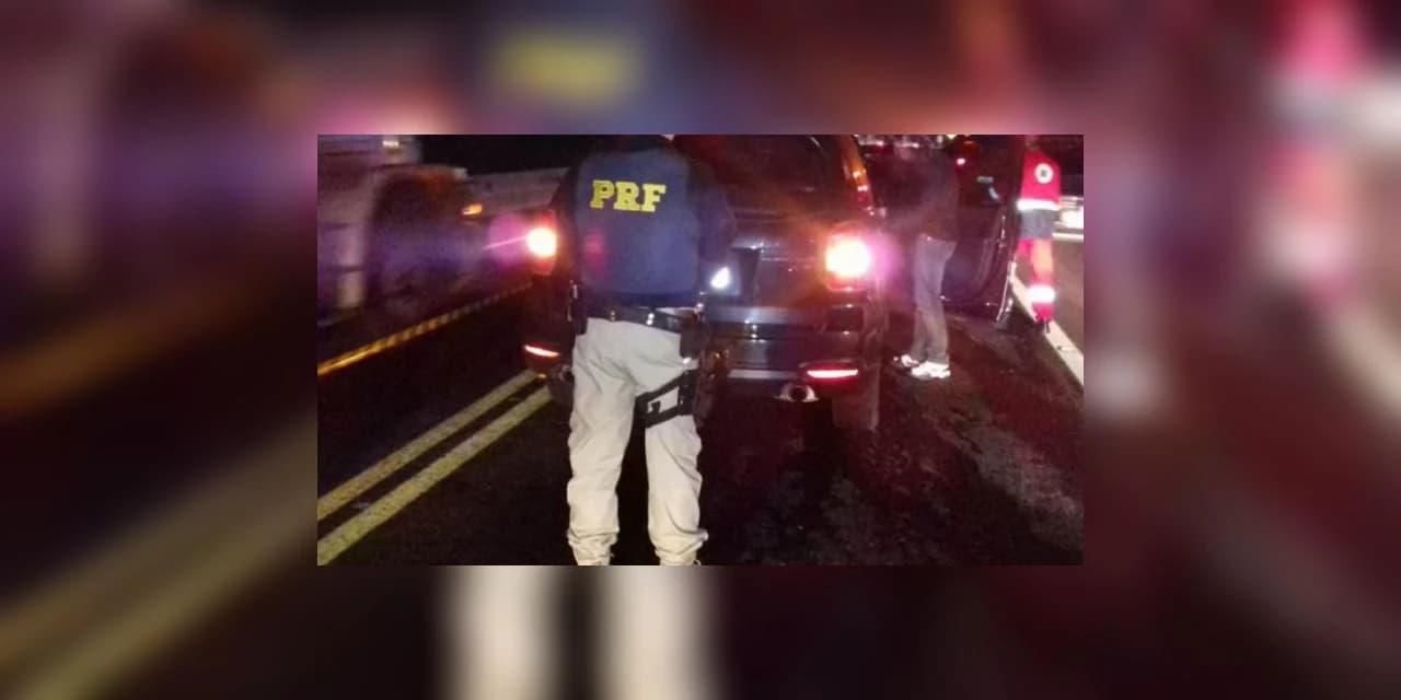 Motociclista morre ao ser atingido por carro na BR-227 em Palmeira