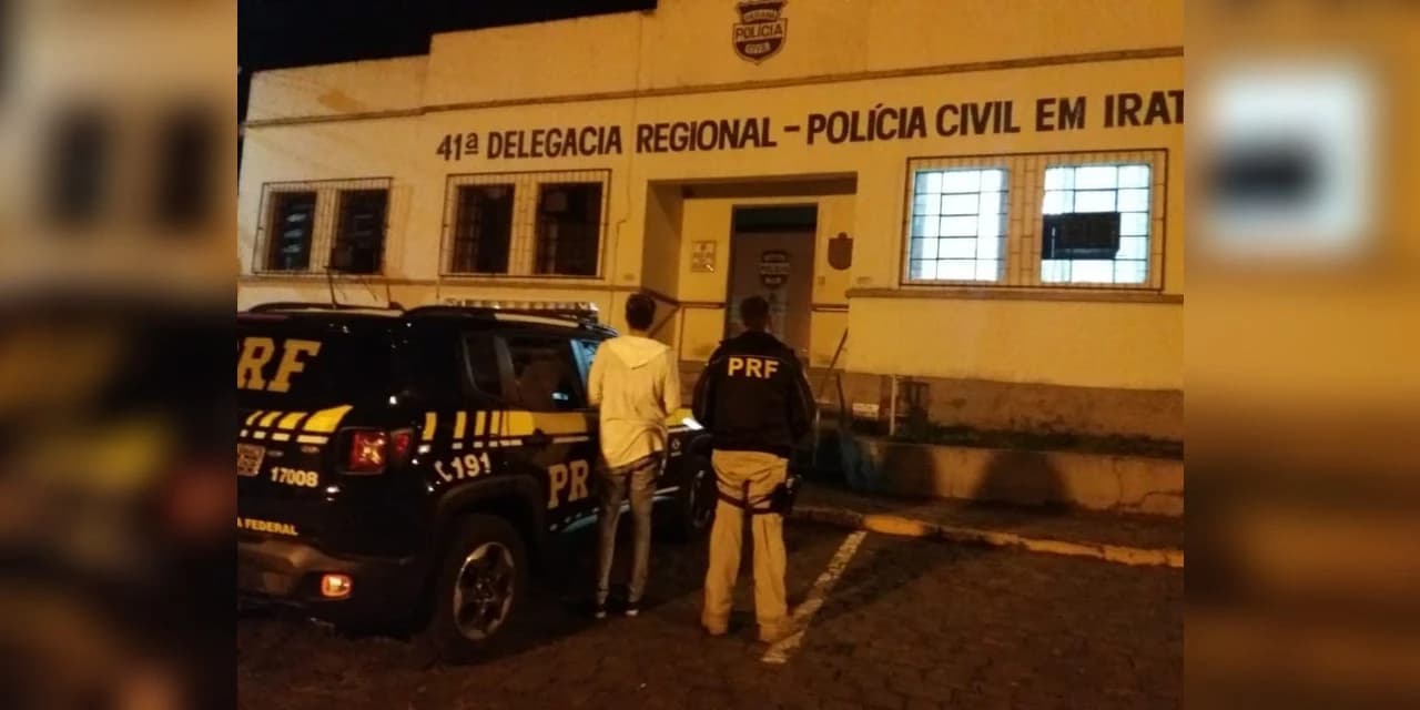 Homem embriagado é preso após sofrer acidente na BR-153, em Irati