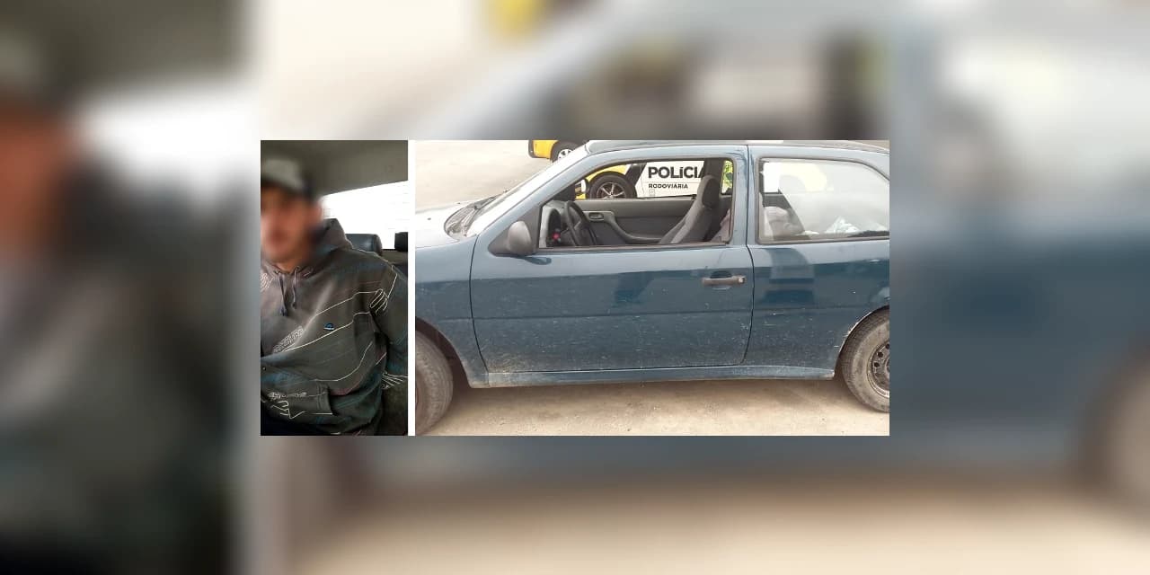 Policia Rodoviária Estadual recupera veiculo roubado antes do dono perceber o furto
