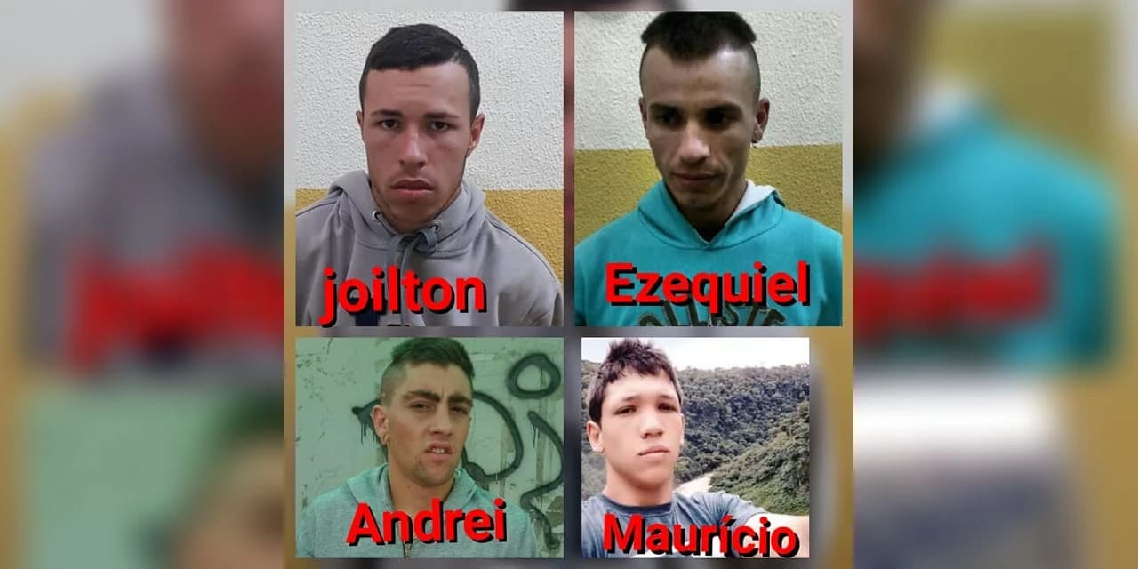 Quatro detentos fugiram da carceragem da delegacia de polícia civil de Prudentópolis