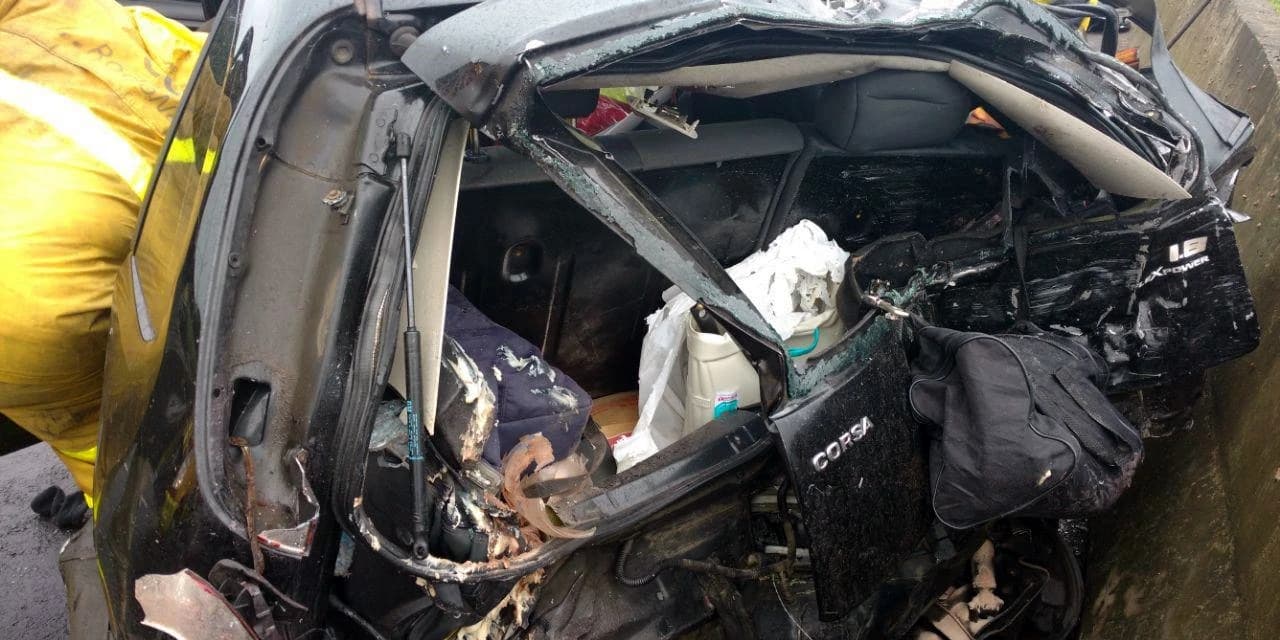 Acidente grave com vitima fatal em Tibagi