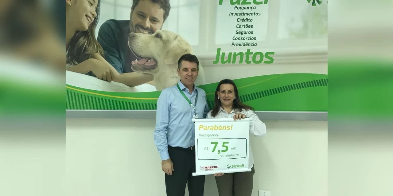 Associada do Sicredi em Prudentópolis ganha prêmio do seguro residencial