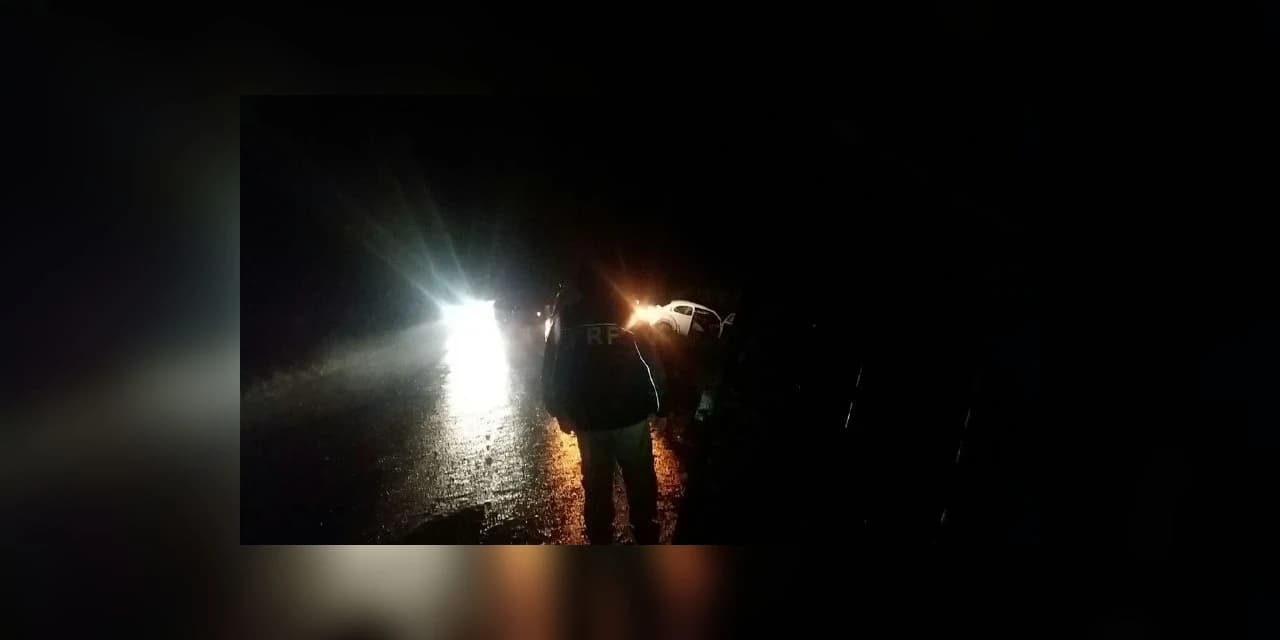 Caminhão com placas de Prudentópolis se envolveu em acidente no municipio de Mallet