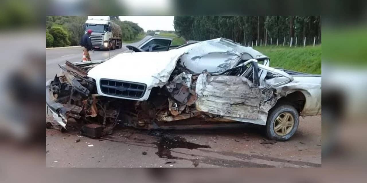 Homem morre em grave acidente na PR-466 em Guarapuava