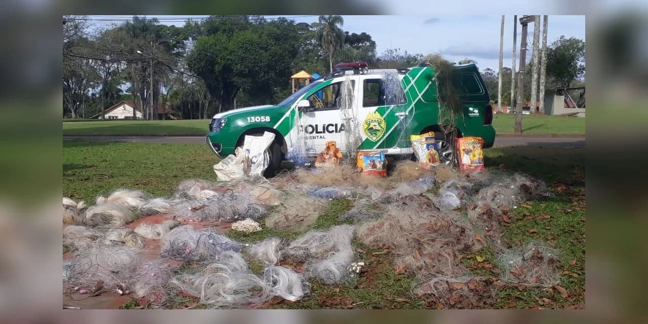Policia Ambiental realiza prisões por pesca predatória