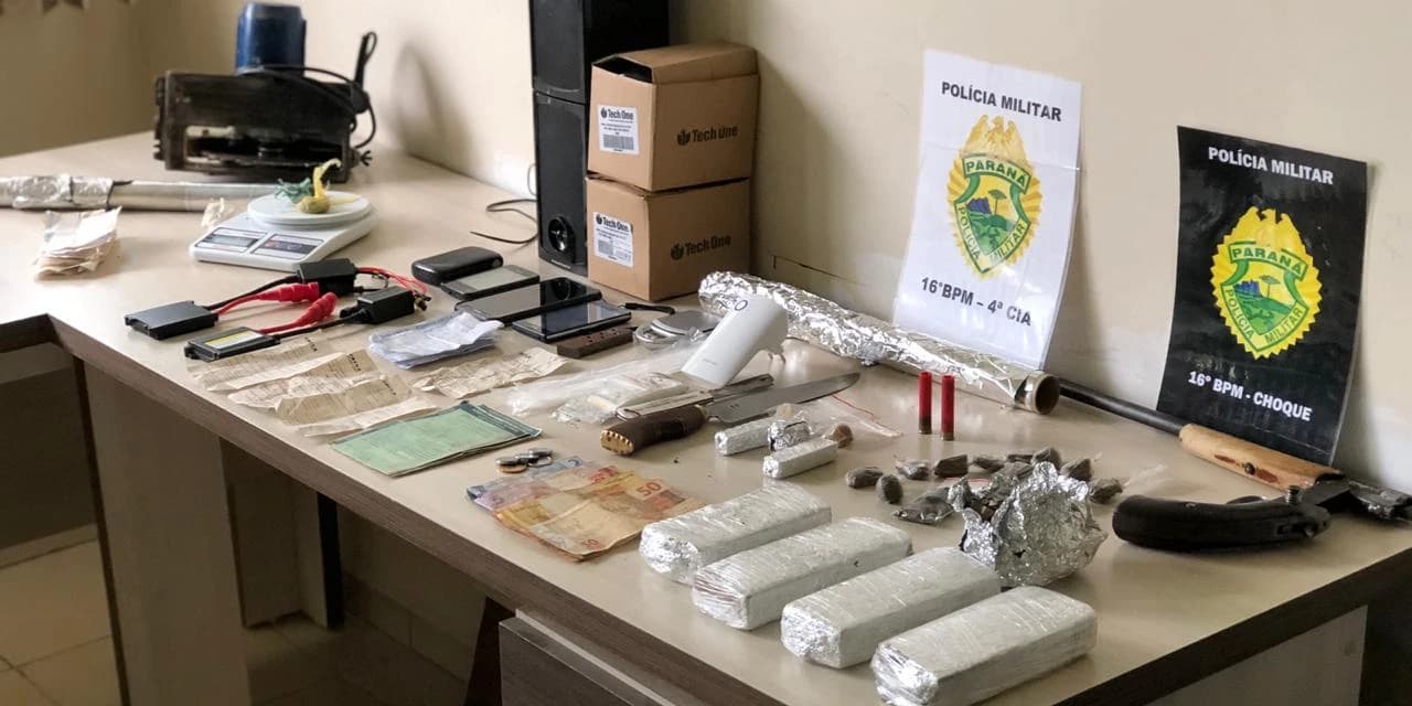 Policia Militar realiza operação contra o tráfico de drogas em Prudentópolis