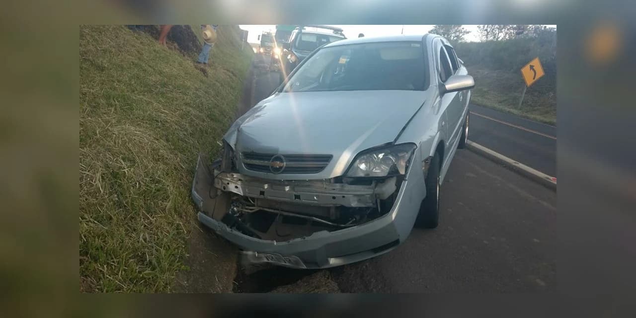 PRF atende acidente com vítima, na região de Guamiranga, um dos condutores estava embriagado e foi detido