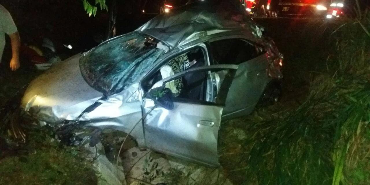 PRF atende Acidente Na BR 376 em Ponta Grossa