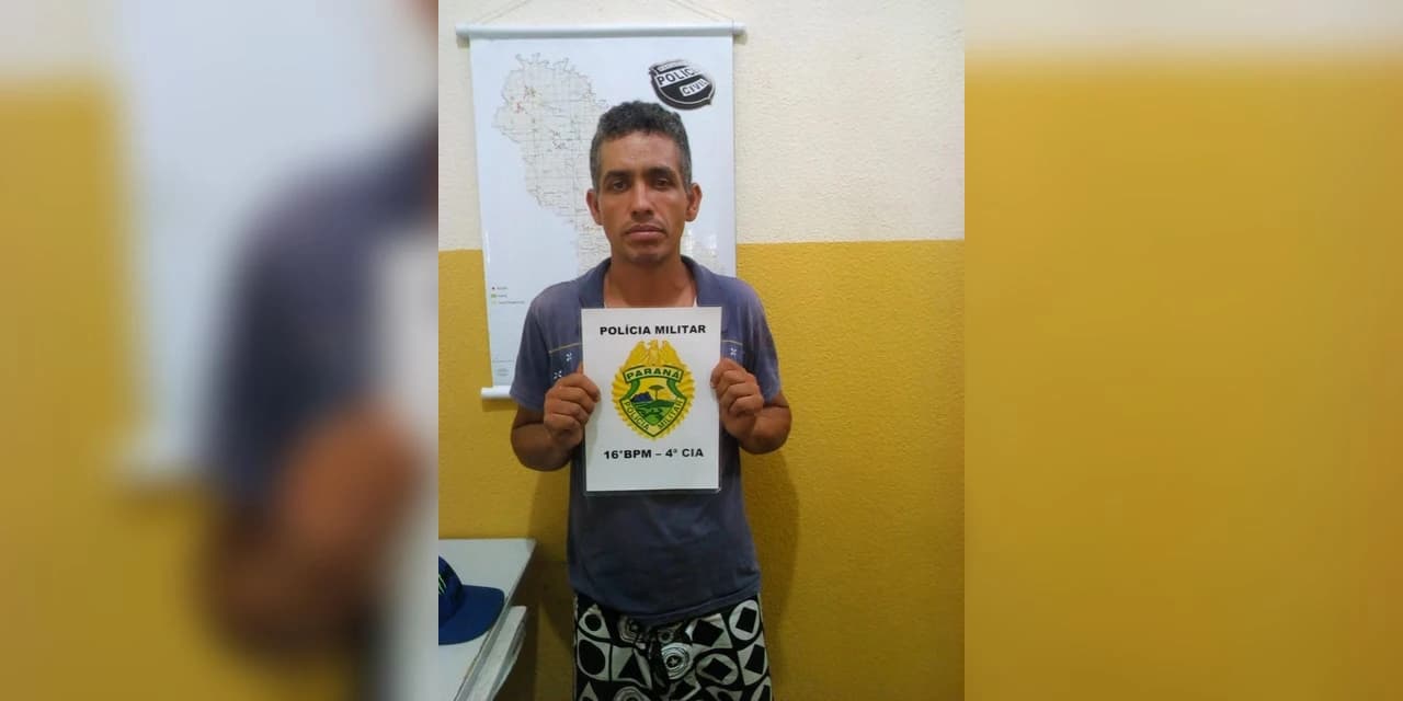 Foragido de Guarapuava é preso pela Polícia Militar em Prudentópolis