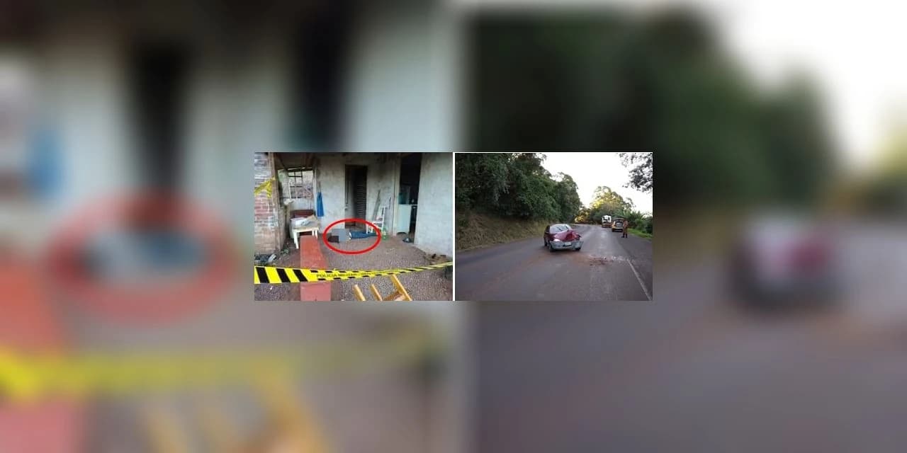 TRAGÉDIA: HOMEM MATA EX-MULHER, ATIRA NO ENTEADO E TENTA SUICIDIO NA RODOVIA 466 EM PITANGA
