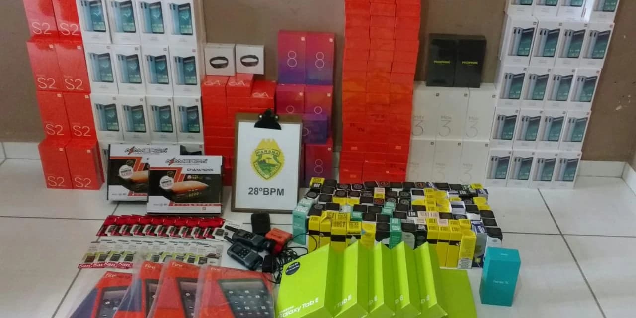 Seis elementos são presos por contrabando e descaminho
