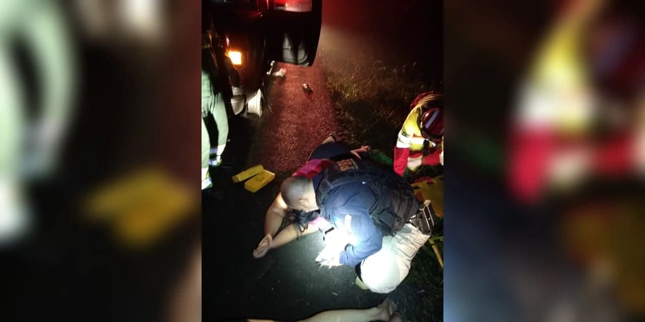 Após 50 km de fuga, PRF prende trio de assaltantes e recupera caminhonete roubada