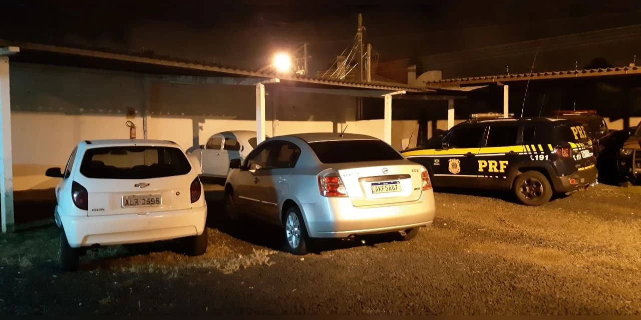 PRF apreende 55 celulares, avaliados em aproximadamente 80 mil reais, na BR-277 em Guarapuava