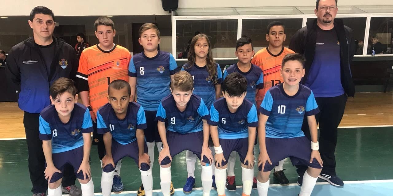 Prudentópolis consegue bons resultados no futsal sub-12