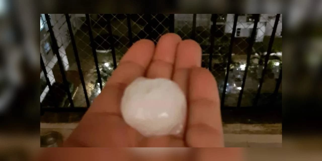 Chuva, vento e granizo em Curitiba e Região Metropolitana