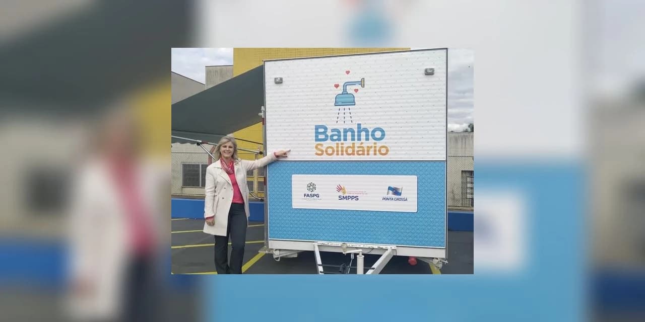 BANHO SOLIDÁRIO: Prefeitura de Ponta Grossa disponibilizará banho quente para moradores de rua