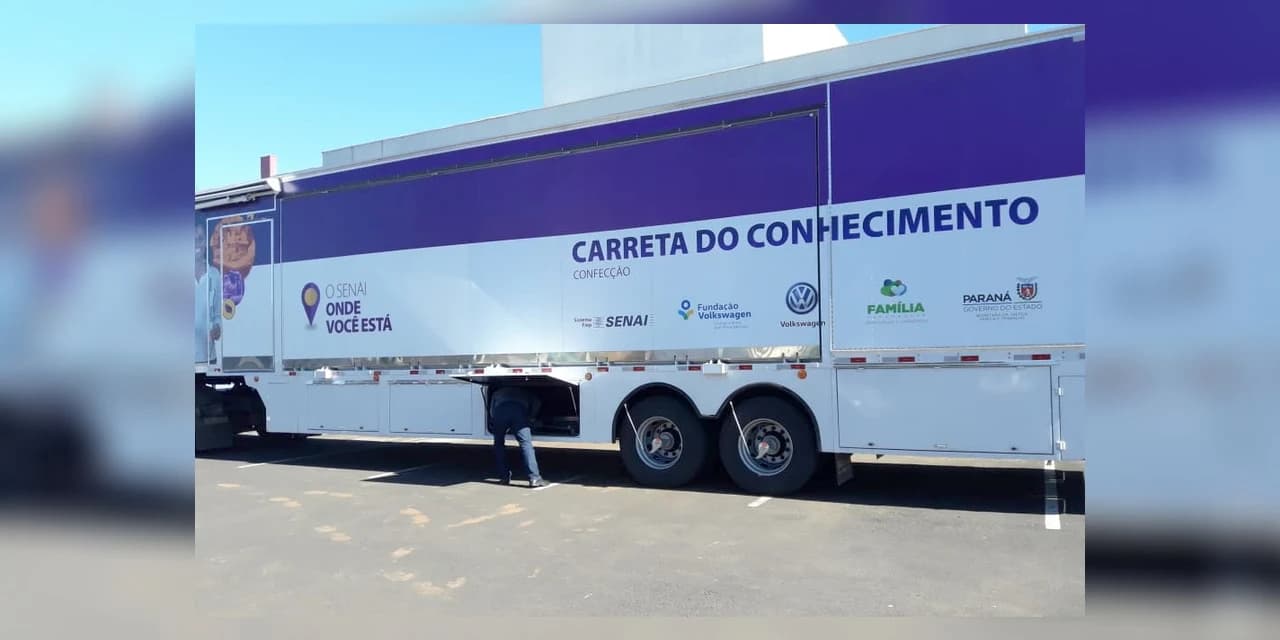 Carretas do Conhecimento já percorrem municípios do Paraná