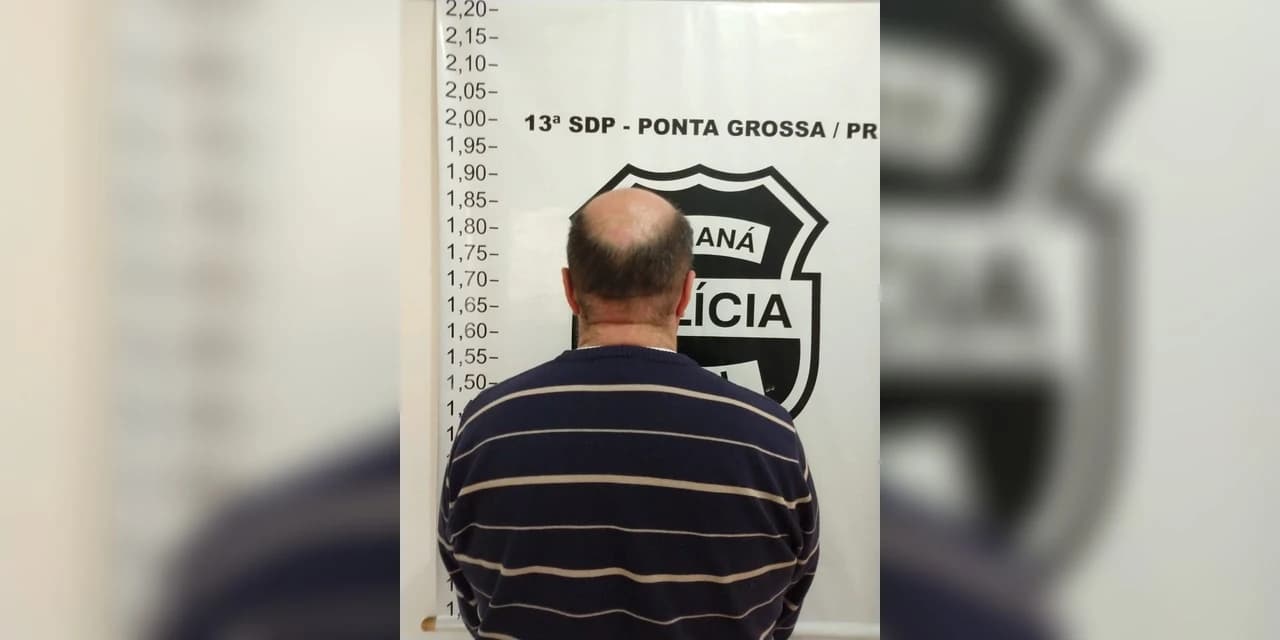 Policia Civil cumpriu mandado de prisão contra homem por formação de quadrilha e receptação em Ponta Grossa.