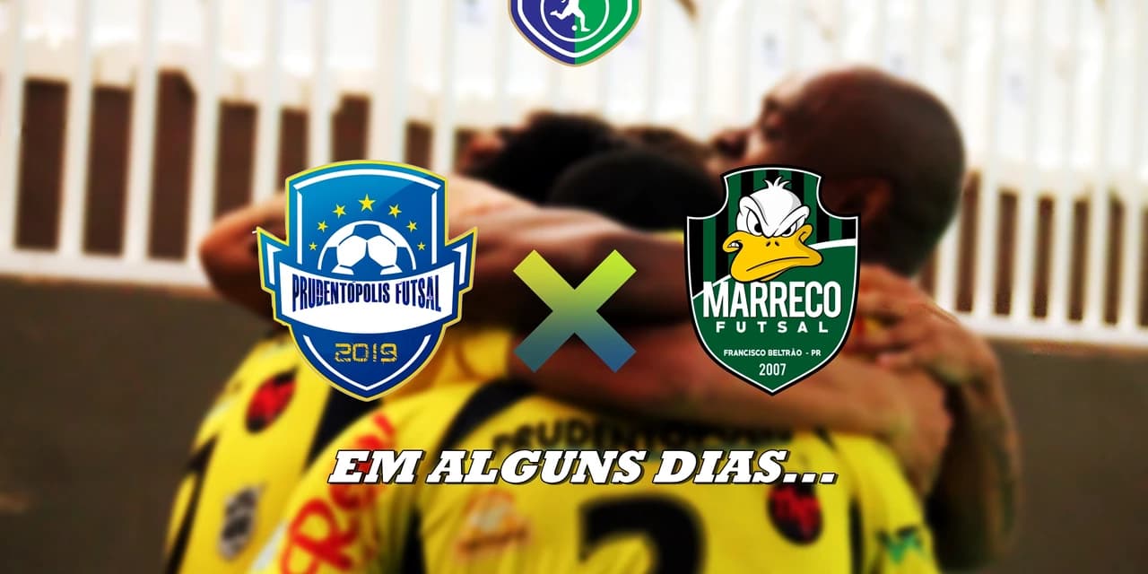 Prudentópolis Futsal terá dois jogos diante da equipe do Marreco Futsal em setembro ou outubro, um deles em Prudentópolis.d