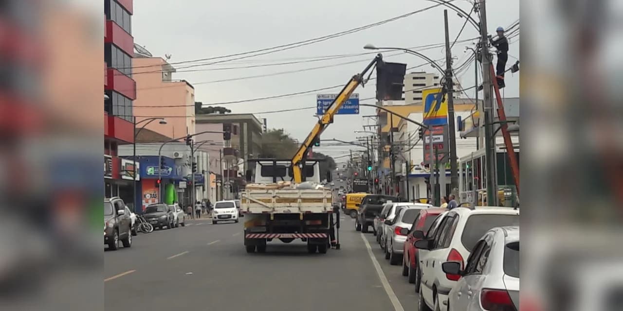 Prefeitura inova com a instalação de lâmpadas de LED em Prudentópolis