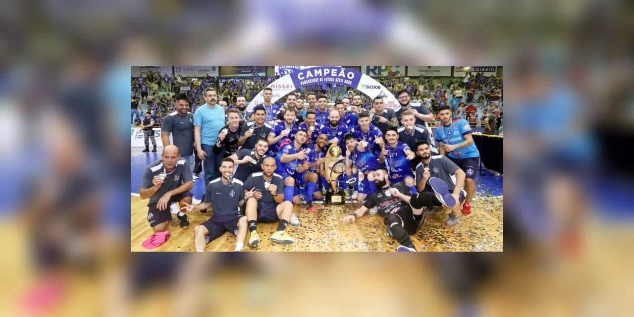 Foz Cataratas Futsal é bicampeão paranaense