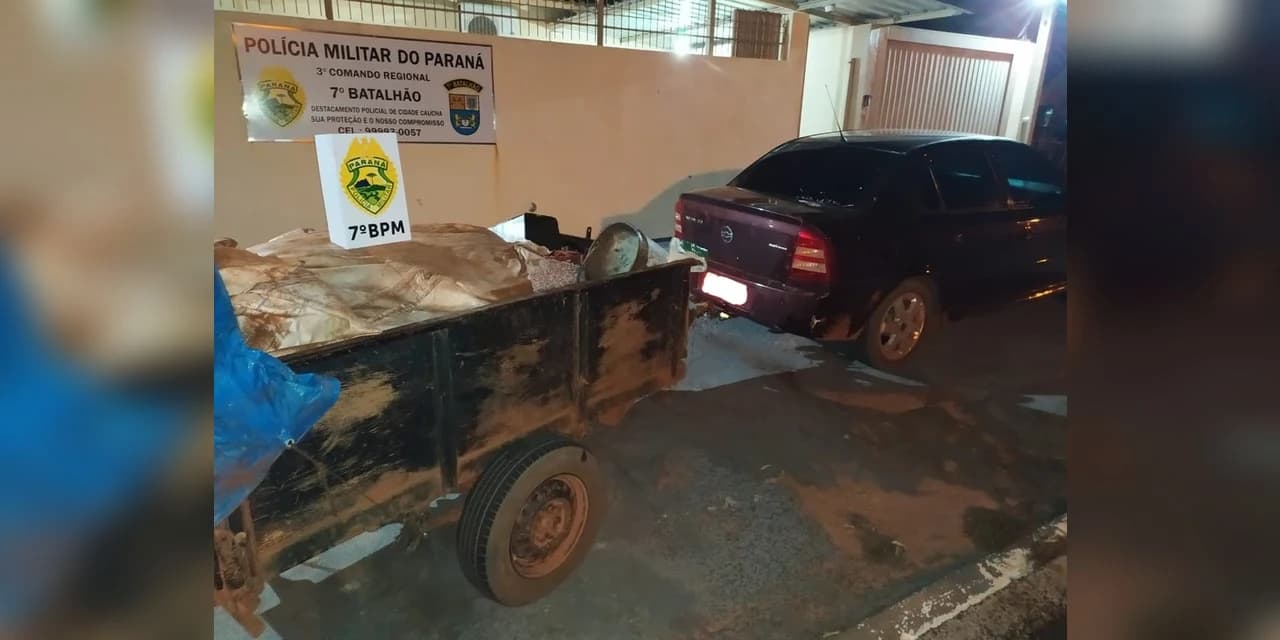 Três homens são presos suspeitos de furtar cerca de 800 kg de adubo de usina de açúcar