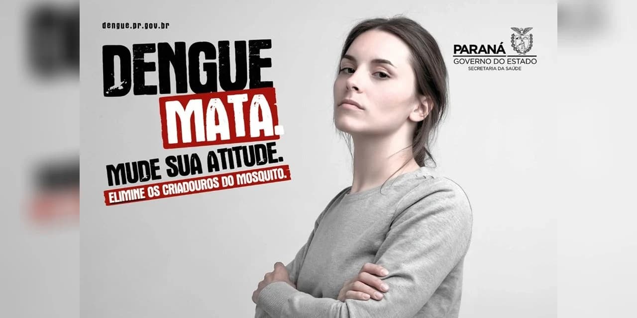 Secretaria de Saúde de Prudentópolis alerta a população sobre o vírus da dengue.