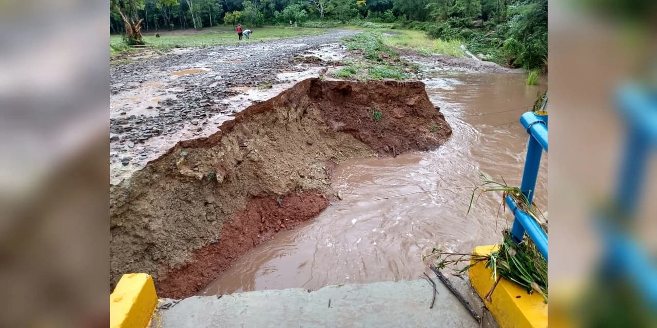 Prefeitura emite nota sobre os prejuízos causados pelas chuvas em Prudentópolis