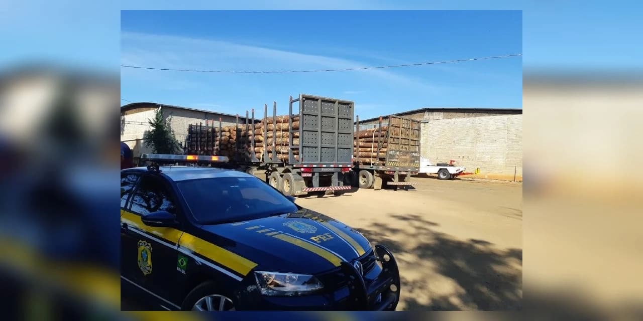 PRF retém caminhões com 32 Ton de excesso de peso em Ponta Grossa