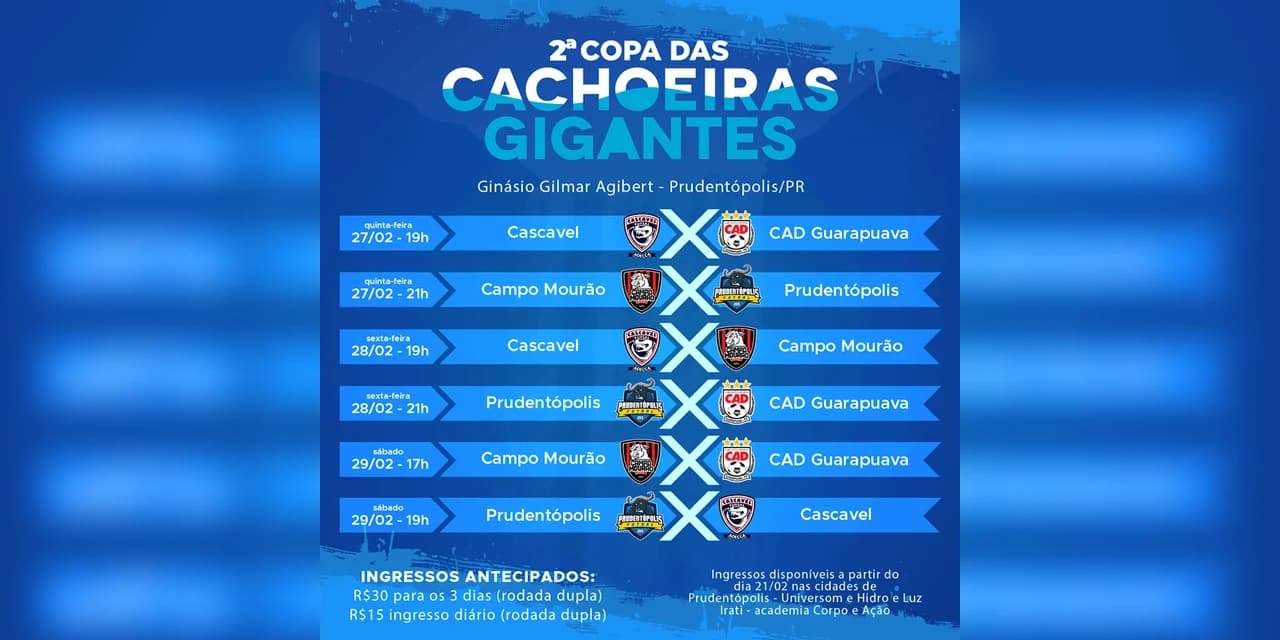 Prudentópolis Futsal estreia na temporada esta semana