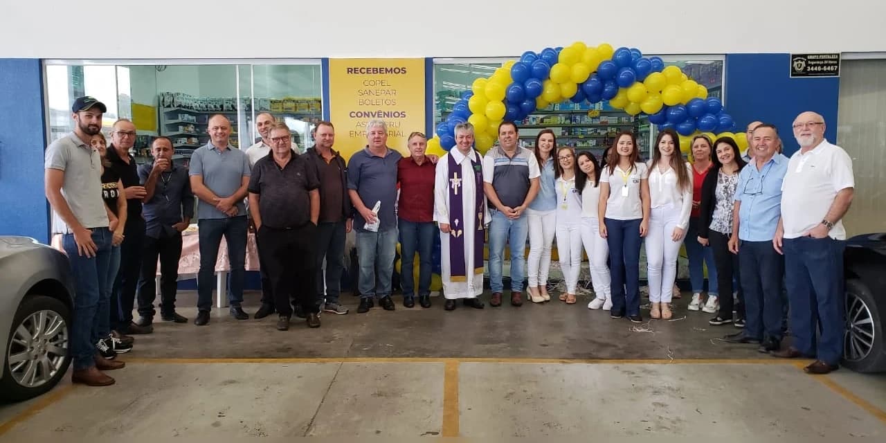 TV NOSSA GENTE: Farmácia das Nações inaugura filial anexo ao Supermercado Saviski.