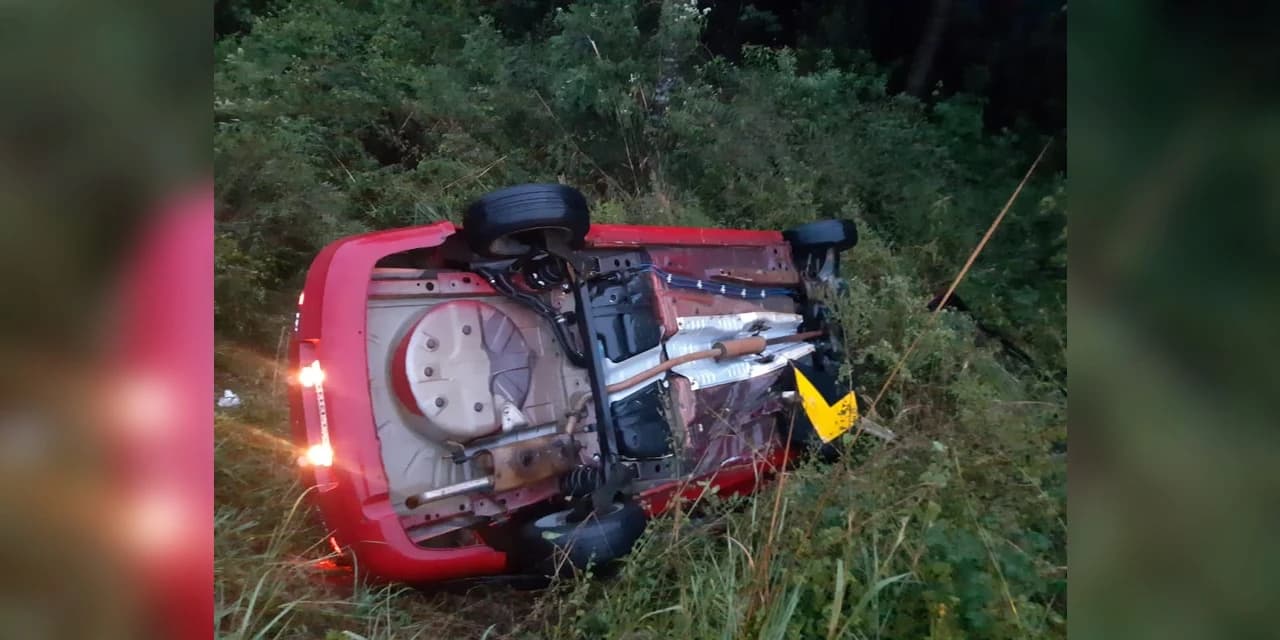 Idosa morre e três pessoas ficam feridas em acidente na Br 153 em Imbituva.