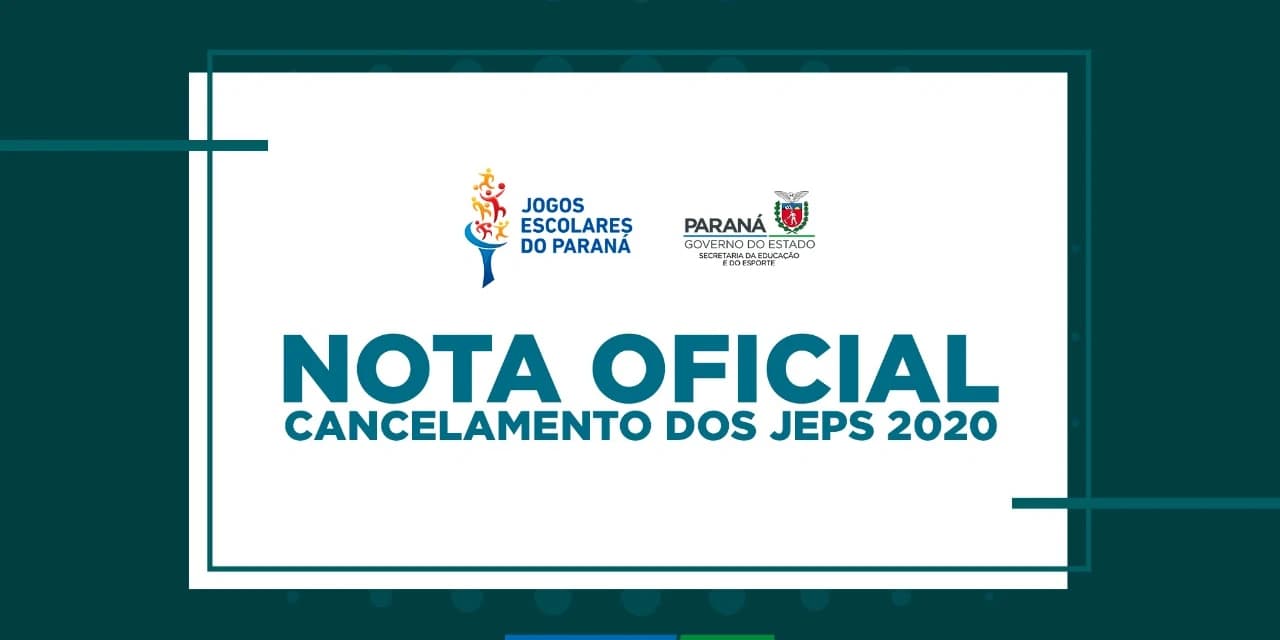 Cancelados os Jogos Escolares do Paraná, edição 2020