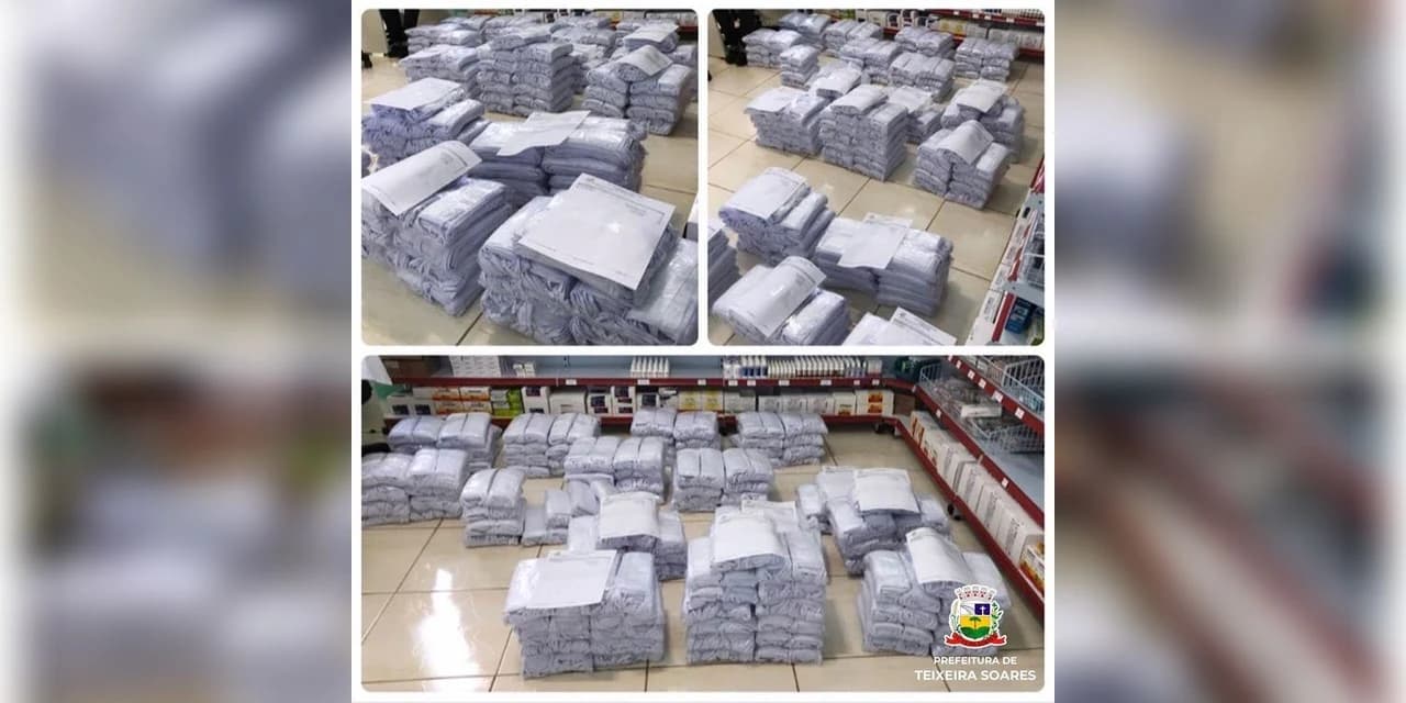 Prefeitura de Teixeira Soares entrega máscaras caseiras para toda a população