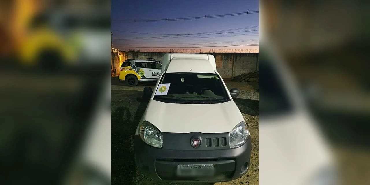 Rotam recupera veículo com alerta de roubo no interior de Prudentópolis