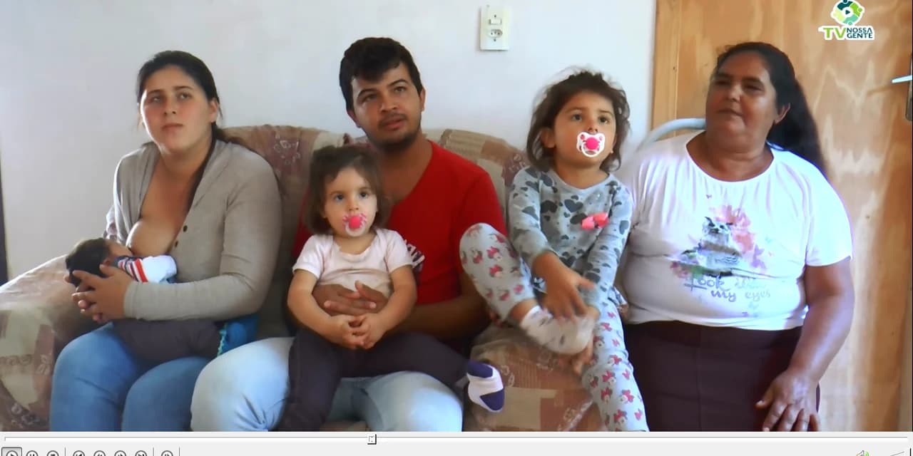 TV NOSSA GENTE: Veja a reportagem do bebê José Miguel o “apressadinho” que nasceu em casa com a ajuda da Vó.