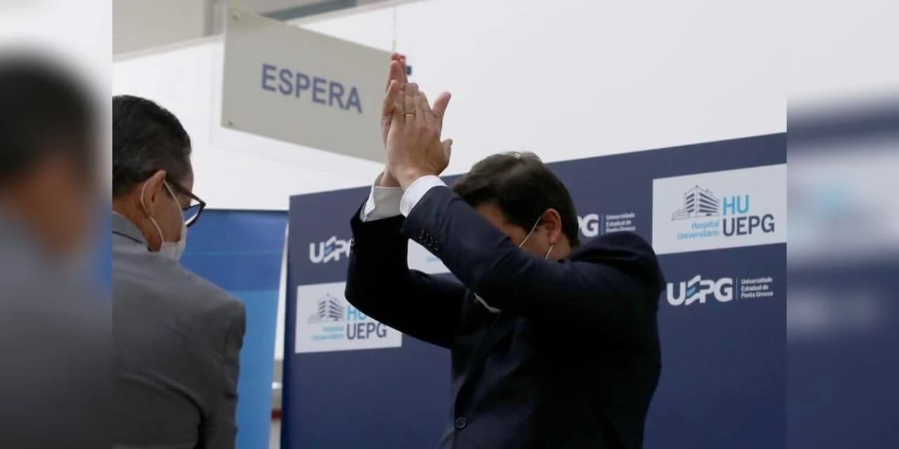 Sandro Alex se emociona com recursos liberados aos hospitais de Ponta Grossa.