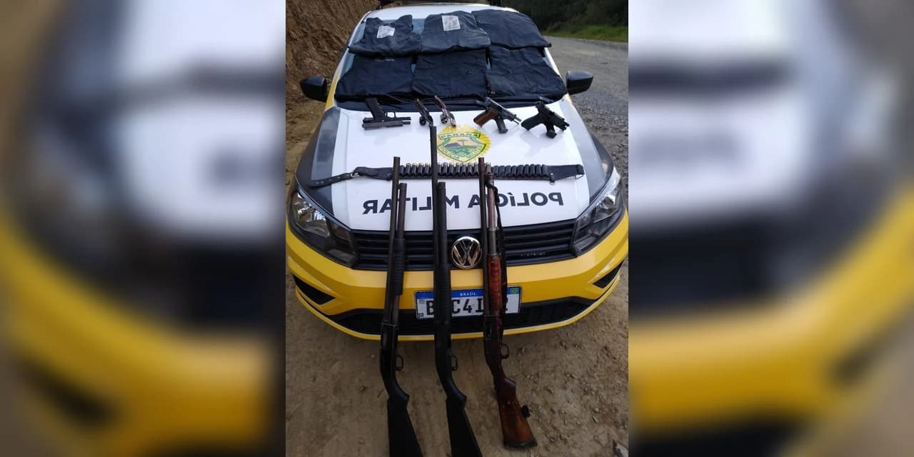 Sete assaltantes morrem em confronto com a PM em Prudentópolis