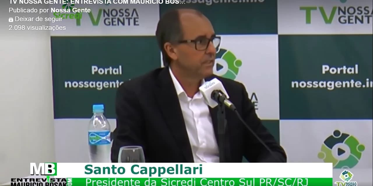 TV NOSSA GENTE: Santo Capellari concedeu entrevista ao Portal e a Tv Nossa Gente.